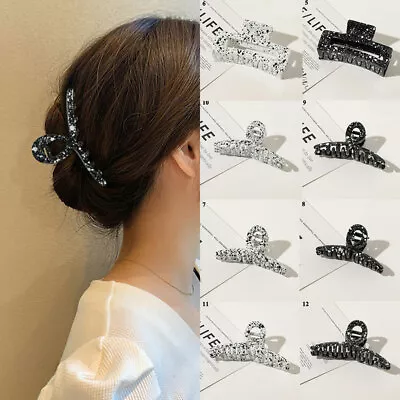 Women Hair Claw Clips Vintage Hairpin Milk Cow Large Size Ponytail Crab Clamp • $0.73