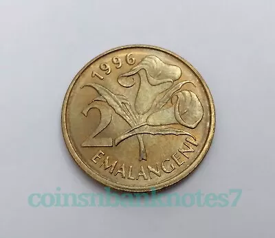 $9.90 • Buy 1996 Swaziland 2 Emalangeni Coin, KM46 Uncirculated/ Flower
