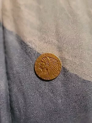 1908 Five Dollar Gold Indian Head Coin • $576.01