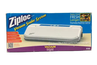 $29.99 • Buy Ziplock Vacuum Sealer System V102 Model 15.5  X 6  X 3.5  New Open Box