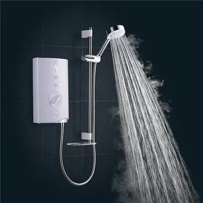 Mira Sport Max Electric Shower Power 9.0kW Airboost White & Chrome 1.1746.007 • £269.99