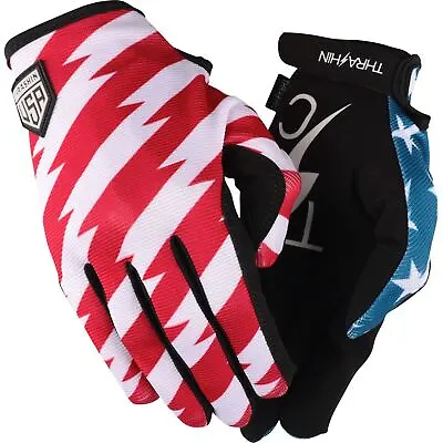 Stars & Bolts Stealth Gloves - Red/White/Blue - Small SV1-12-08 • $43.52