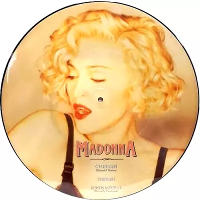 MINT! Madonna - Cherish 12  VINYL PICTURE DISC 1989 Sire • £34.99