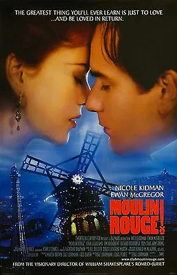 Moulin Rouge Movie Poster Print  : 11 X 17 Inches - Nicole Kidman Ewan McGregor • $13.96