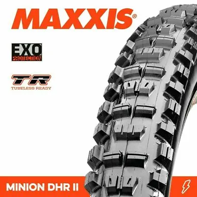 Maxxis Minion DHR II 29x2.6 Tire WT EXO TR Folding Bicycle Bike MTB Tyre • $98.99