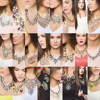 Necklace Women Statement Charm Fashion Pendant Chain Hot Womens Jewelry Fashion • £7.95