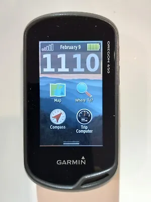 Garmin Oregon 650 Handheld Gps Touch Screen 8 Mp Camera • $200