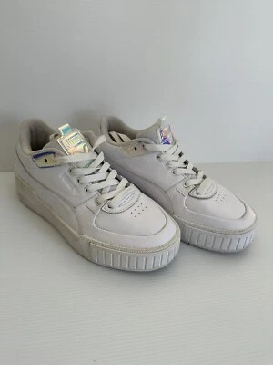 $55 • Buy Puma Cali Sport Shine Woman’s Shoes White And Purple Size 7 US Like New