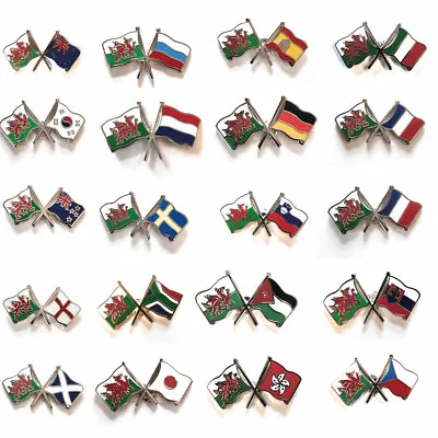 Wales Friendship Metal Lapel Pin Badge Choice Of Design FAST & FREE UK Delivery! • £2.99