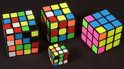 Puzzle Cubes 3x3 4x4 Mixed Lot • $17.95