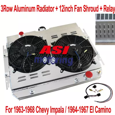 3-Row Radiator Shroud Fan Relay For 1963-1968 Chevy Impala / 1964-1967 El Camino • $339