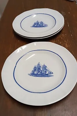 $25 • Buy Wedgwood American Clipper Blue Salad Plate Georgetown Collection 8 