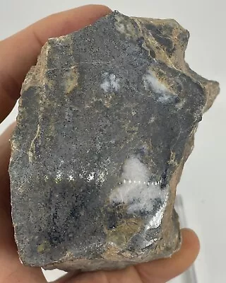 Polished Boulangerite Ore Sample: Iron Mountain Mine Mineral Co. Montana • $80