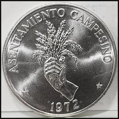 1972 Republic Of Panama 5 Balboas 90% Silver Coin BU • $59.61