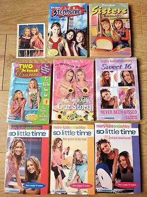 Mary Kate & Ashley Olsen Twins Sisters Full House Club Paperback Books Y2K • £16