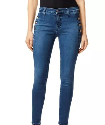 J BRAND Womens Jeans Zion Skinny Denim Casual Fuse Blue Size 25W • $84.99