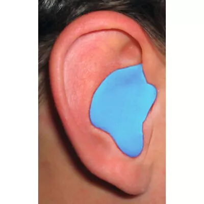 BLUE Custom MOLDED Reusable Ear Plugs Molds 10 Minutes HEARING PROTECTION NRR 26 • $11.99