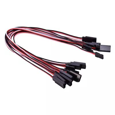 10x Servo Extension Lead Wire Cable For RC Futaba JR Male To Female Connector • £6.95