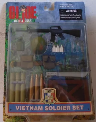 GI Joe 12” Vietnam War Soldier Set M-16 Helmet Shells Tubes Battle Gear 35th An • $19.99