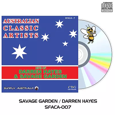$19.99 • Buy Savage Garden / Darren Hayes Hits Aussie Sunfly Karaoke Cd+g