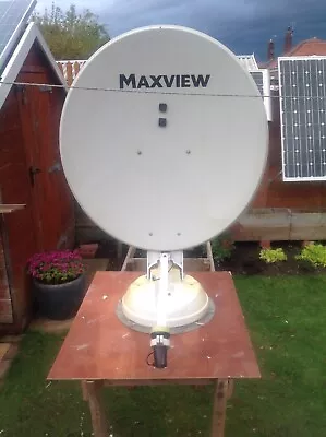 85cm Crank Up Satellite Dish Maxview Roof Mounted • £150