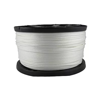 3/16 Inch Dacron Polyester Rope - 1000 Foot Spool | Solid Braid - Industrial ... • $81.14