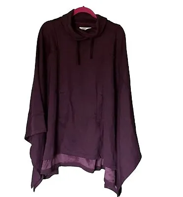 UGG Womens Charlynne Poncho Pullover Sweater Sweatshirt Purple Size XS / S • $29.99