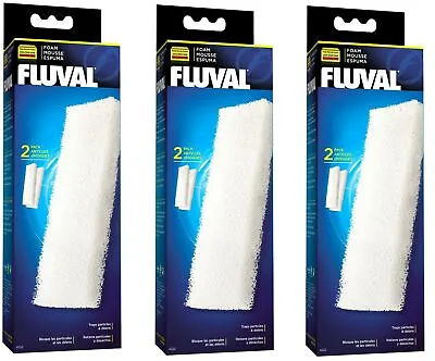 $21.35 • Buy (3 Pack) Fluval Filter Foam Block 204/205 And 304/305, 2 Blocks Each