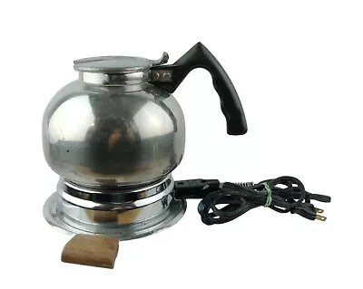 Vintage Art Deco Cory Coffee Pot MW86-2721 With Heater Base WORKS • $27.99