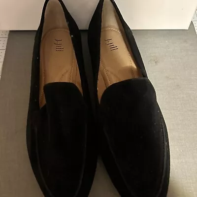 J. Jill Black Flats Suede Shoes Size 7 Black • $12.75