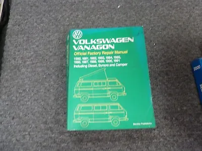 1985-1988 Volkswagen Vanagon Syncro Camper Van Service Repair Manual 1986 1987 • $167.44