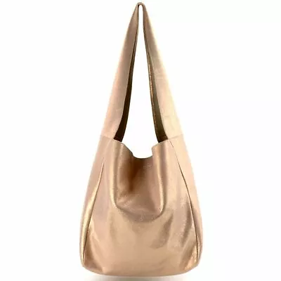 Monserat De Lucca Lola Shimmer Rose Gold Shoulder Handbag Retail $370  • $199.99