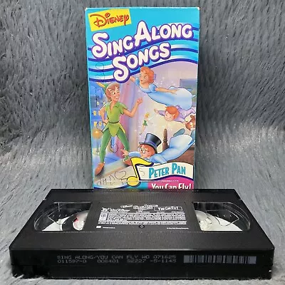 Disneys Sing Along Songs Peter Pan: You Can Fly VHS Tape 1993 Rare Release • $24.99