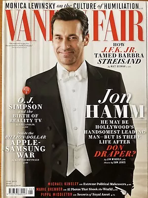 Vanity Fair Magazine- June 2014: Jon Hammer Iconic Cover Issue! • £7.50