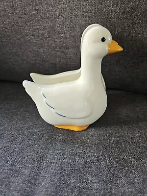 Ceramic Goose Geese Duck Napkin Holder Vintage Country KITSCH  • $12