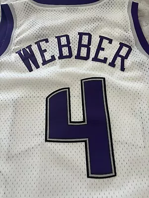 Chris Webber #4 Kings Jersey (Large) • $49