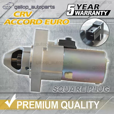 For Honda Accord Starter Motor EURO CL CM CP CR 2.4L CRV RD RE RM 2.4L *Square* • $145