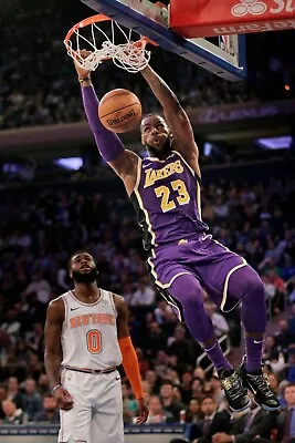 $20 • Buy Los Angeles Lakers Lebron James Dunking Poster (24x36 Inches)