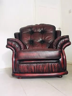 Leather Chesterfield Chair  • £155