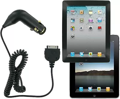 Kit: In Car Charger 30-Pin For Apple IPhone 4s 4 3Gs 3G & IPad 2/3 & IPod • £4.99