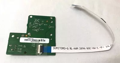 OEM Microsoft Xbox 360E 1538 Front POWER BUTTON BOARD + Cable 360 E X866577-002 • $14.16