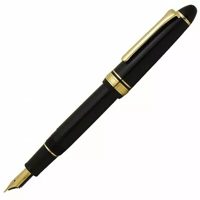 Sailor Profit Casual Fountain Pen Gold Trim Black Medium Nib 11-0570-420 • £39.50