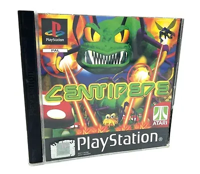 Game Centipede Sony PLAYSTATION 1/PS1 Without Manual Black Label Pal Fr • $23.07