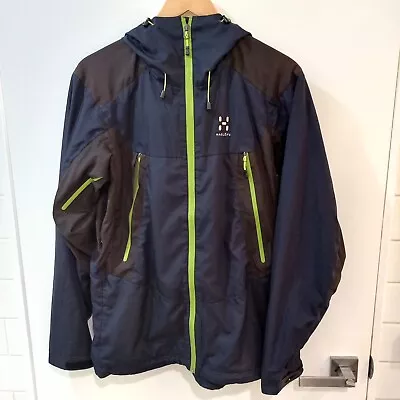 Haglofs Jacket Windproof Lightweight Size XL Casual Navy *read Description  • $12.87