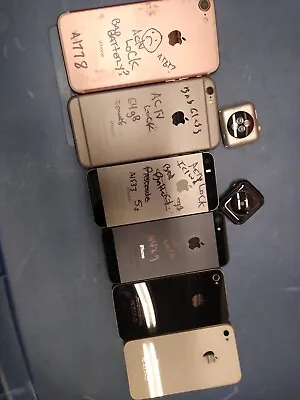 (8) Lot Apple IPhone 7 5 5S 6 32GB  Nike Watch Parts Works Clean Reset • $49.99