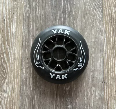 New Yak 100mm Pro Freestyle Trick Scooter One Wheel Free Yak Stickers • $14.99