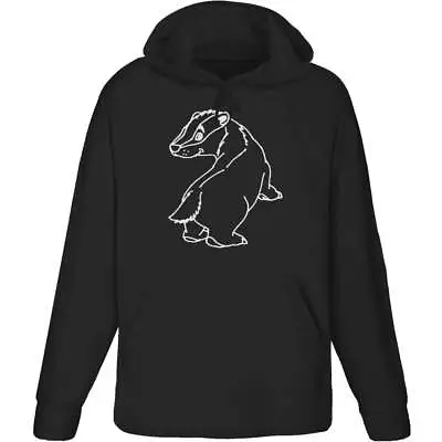 'Baby Badger' Adult Hoodie / Hooded Sweater (HO009980) • £24.99