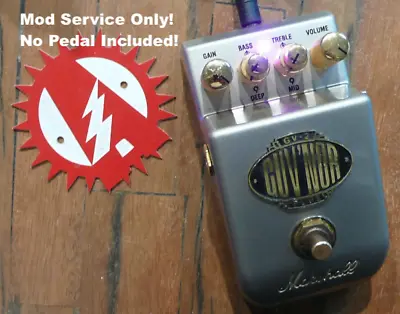 Modify Your Marshall GV-2 Guv'nor Distortion Alchemy Audio Mod Service No Pedal • $59.95