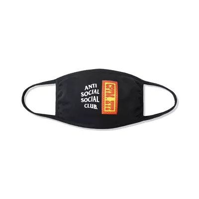 Anti Social Social Club X Cactus Plant Flea Market CPFM Face Mask - Black/White • $11.86