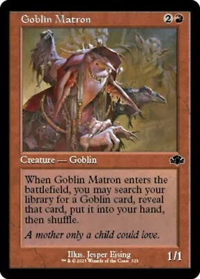 MTG Goblin Matron (Retro Frame) [Dominaria Remastered Near Mint] • £1.60